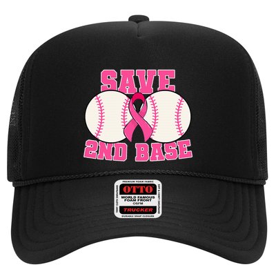 Save Second 2nd Base Breast Cancer Survivor Trucker Hat