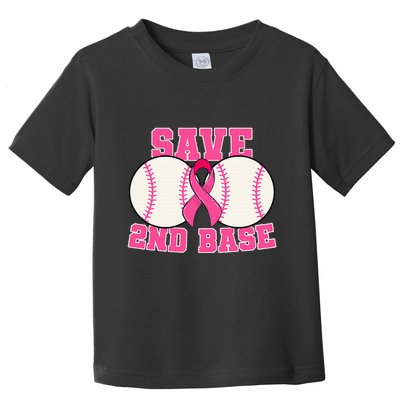 Save Second 2nd Base Breast Cancer Survivor Toddler T-Shirt