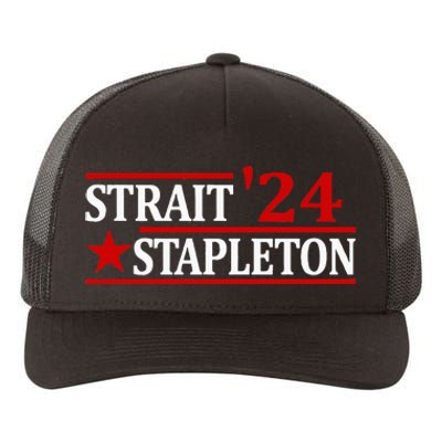 S.T.A.P.L..E.T.O.N S.T.R.A.I.T 24 Retro Country Cowboy Western Yupoong Adult 5-Panel Trucker Hat