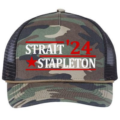 S.T.A.P.L..E.T.O.N S.T.R.A.I.T 24 Retro Country Cowboy Western Retro Rope Trucker Hat Cap