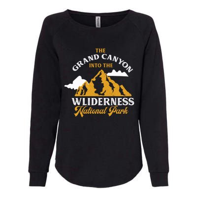 Grand Canyon National Park Womens California Wash Sweatshirt