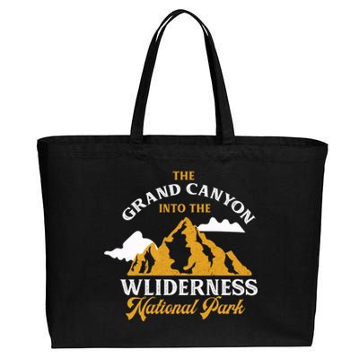 Grand Canyon National Park Cotton Canvas Jumbo Tote