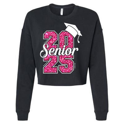 Student Senior 2025 Class Of 2025 Graduate College Meaningful Gift Cropped Pullover Crew