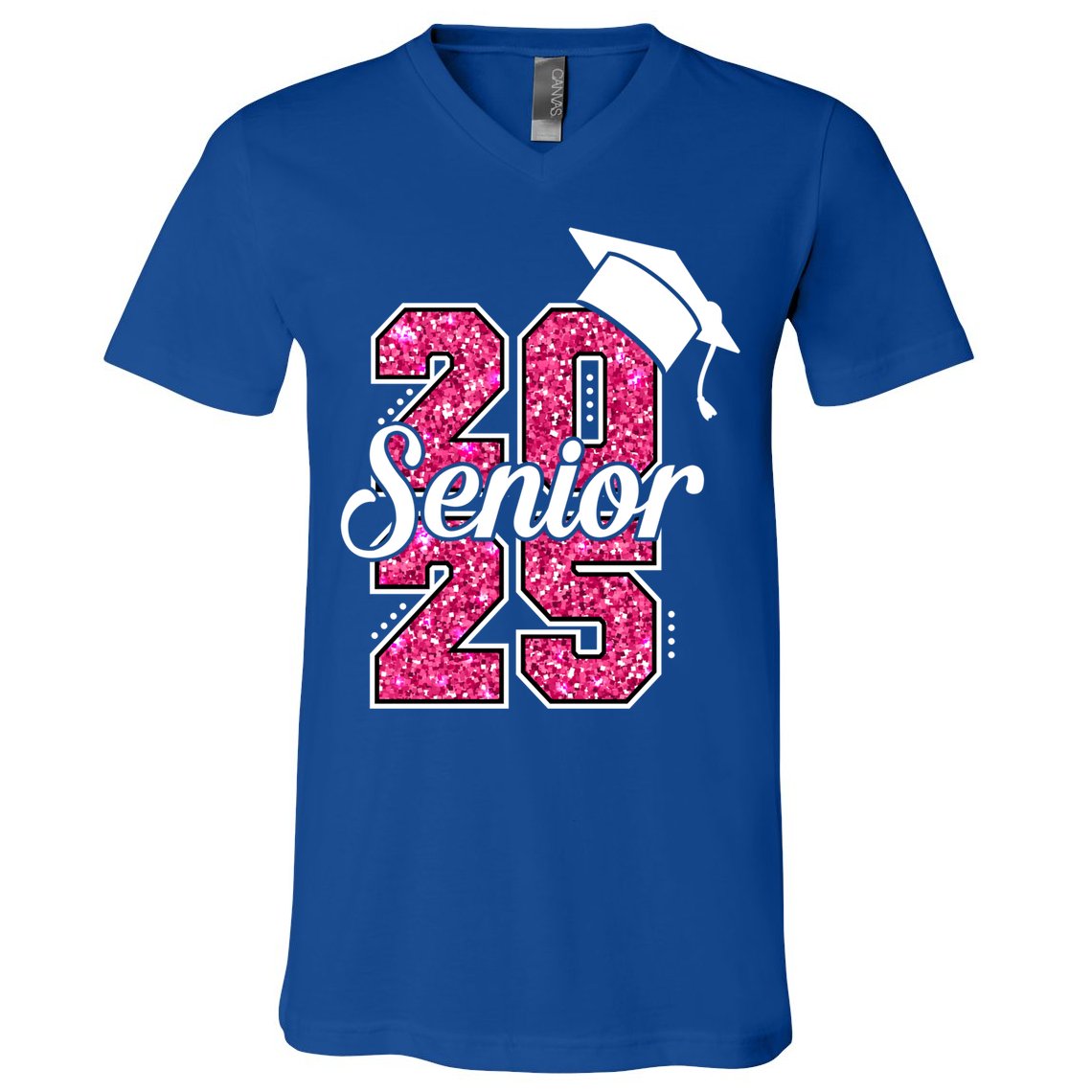 Student Senior 2025 Class Of 2025 Graduate College Meaningful Gift V-Neck T-Shirt