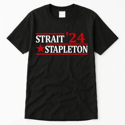 Stapleton Strait 24 Retro Vintage Country Cowboy Western Tall T-Shirt