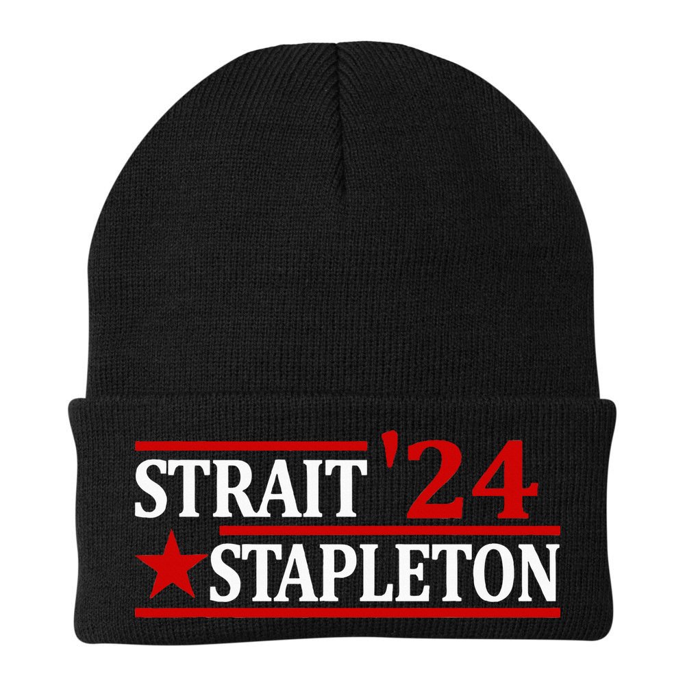 Stapleton Strait 24 Retro Vintage Country Cowboy Western Beanie