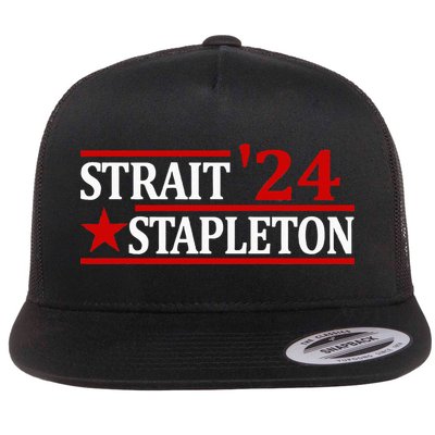 Stapleton Strait 24 Retro Vintage Country Cowboy Western Flatbill Hat