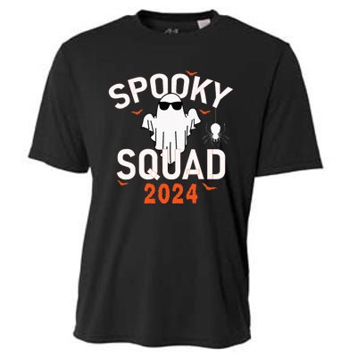 Spooky Squad 2024 Scary Halloween Bat Boo Cooling Performance Crew T-Shirt