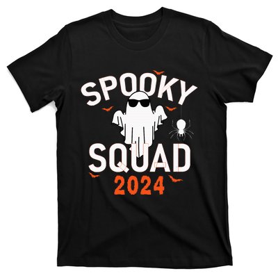 Spooky Squad 2024 Scary Halloween Bat Boo T-Shirt