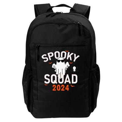 Spooky Squad 2024 Scary Halloween Bat Boo Daily Commute Backpack