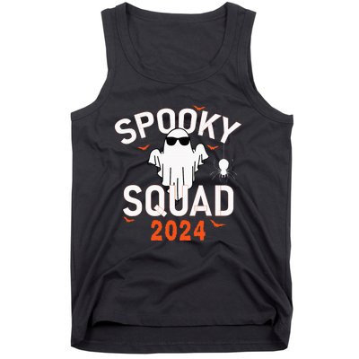 Spooky Squad 2024 Scary Halloween Bat Boo Tank Top