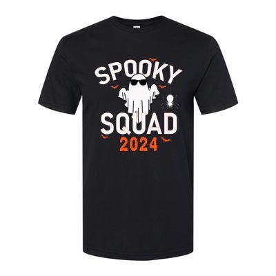 Spooky Squad 2024 Scary Halloween Bat Boo Softstyle® CVC T-Shirt