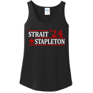 S.T.A.P.L.E.T.O.N S.T.R.A.I.T 24 Retro Country Cowboy Western Ladies Essential Tank