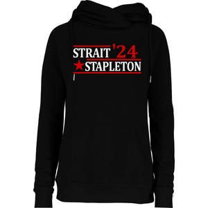 S.T.A.P.L.E.T.O.N S.T.R.A.I.T 24 Retro Country Cowboy Western Womens Funnel Neck Pullover Hood