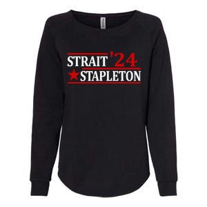 S.T.A.P.L.E.T.O.N S.T.R.A.I.T 24 Retro Country Cowboy Western Womens California Wash Sweatshirt