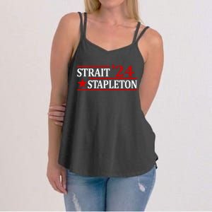 S.T.A.P.L.E.T.O.N S.T.R.A.I.T 24 Retro Country Cowboy Western Women's Strappy Tank