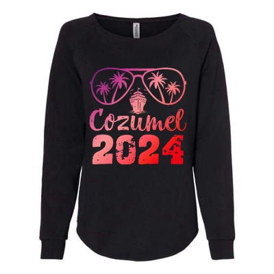 Summer Sunglasses 2024 Vacation Mexico Cozumel Beach Womens California Wash Sweatshirt