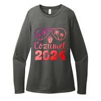 Summer Sunglasses 2024 Vacation Mexico Cozumel Beach Womens CVC Long Sleeve Shirt