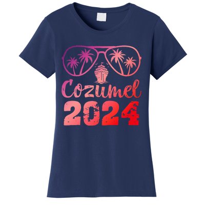 Summer Sunglasses 2024 Vacation Mexico Cozumel Beach Women's T-Shirt