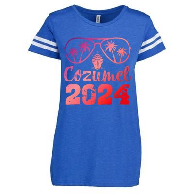 Summer Sunglasses 2024 Vacation Mexico Cozumel Beach Enza Ladies Jersey Football T-Shirt