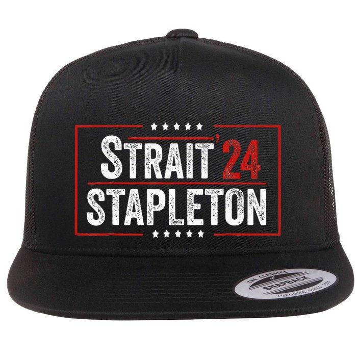 S.T.A.P.L.E.T.O.N S.T.R.A.I..T 24 Team S.T.A.P.L.E.T.O.N Family Pride Flat Bill Trucker Hat