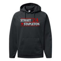 S.T.A.P.L.E.T.O.N S.T.R.A.I.T 24 Vintage Country Cowboy Western Performance Fleece Hoodie