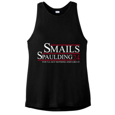 Smails Spaulding 2024 You'll Get Nothing And Like It Ladies PosiCharge Tri-Blend Wicking Tank