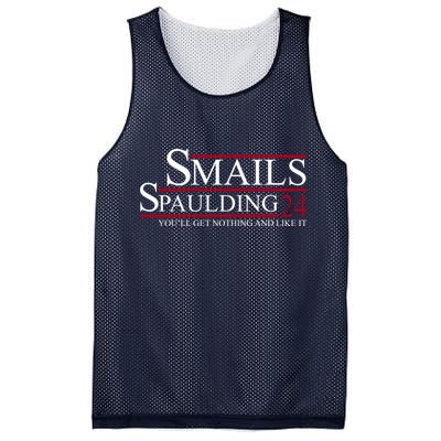 Smails Spaulding 2024 You'll Get Nothing And Like It Mesh Reversible Basketball Jersey Tank