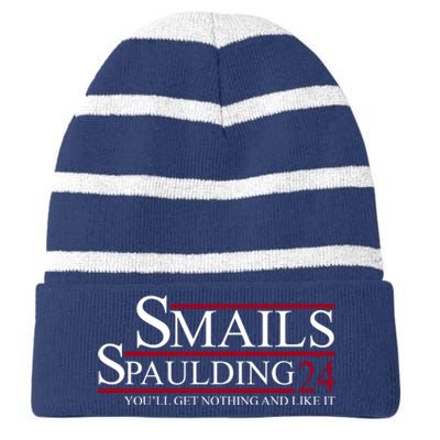 Smails Spaulding 2024 You'll Get Nothing And Like It Striped Beanie with Solid Band