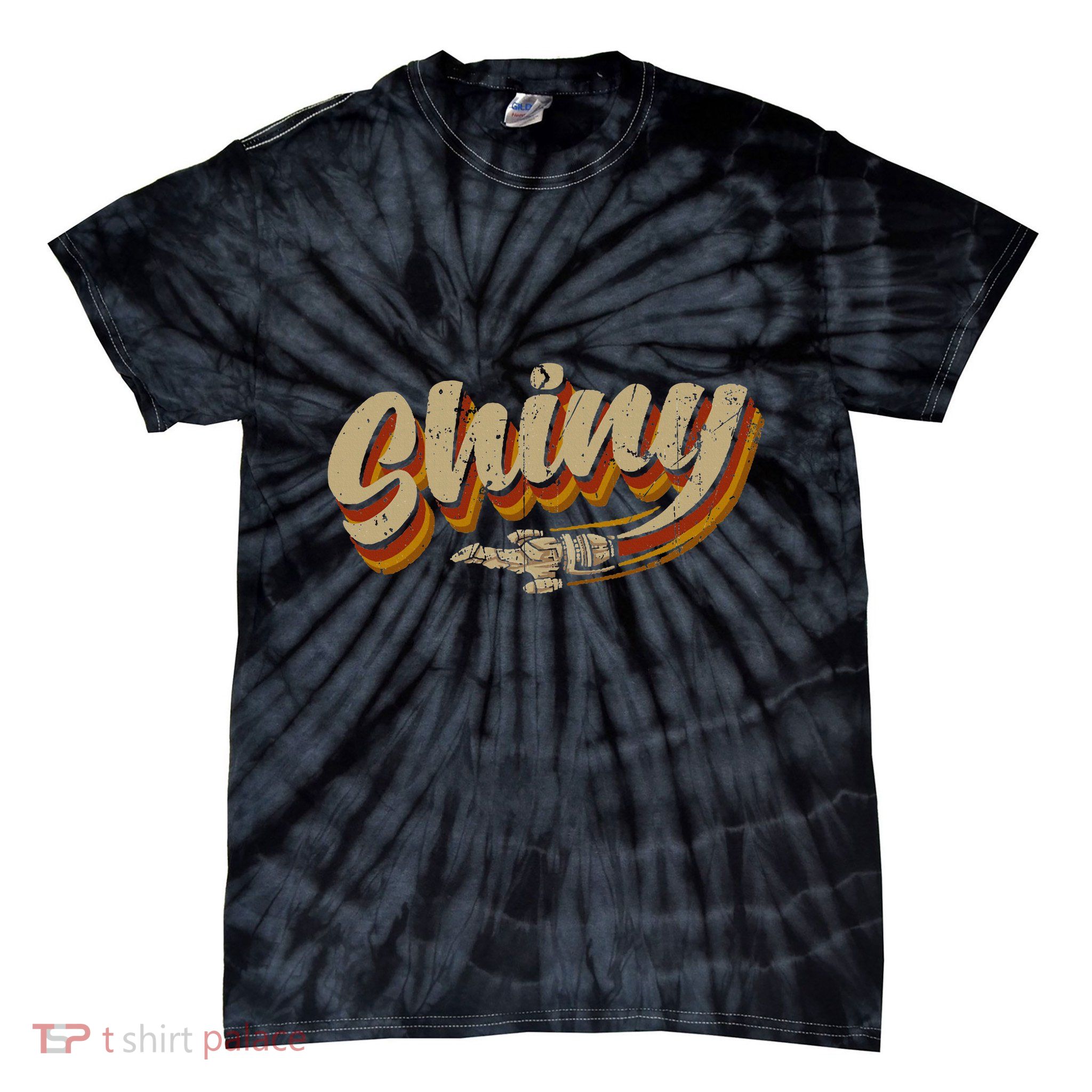 Shiny Since 2002 Vintage Firefly Serenity Tie-Dye T-Shirt
