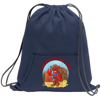 Seafood Saturday 2024 Sweatshirt Cinch Pack Bag