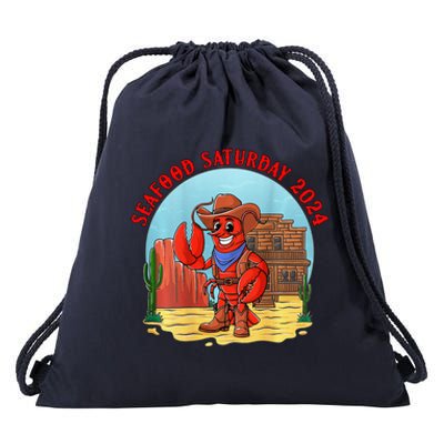 Seafood Saturday 2024 Drawstring Bag