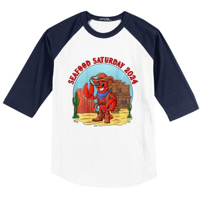 Seafood Saturday 2024 Baseball Sleeve Shirt