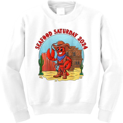 Seafood Saturday 2024 Kids Sweatshirt