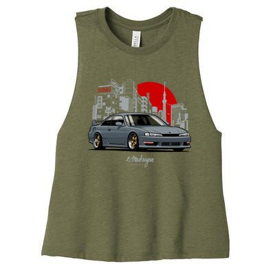 Silvia S14 (200sx) Kouki Women's Racerback Cropped Tank