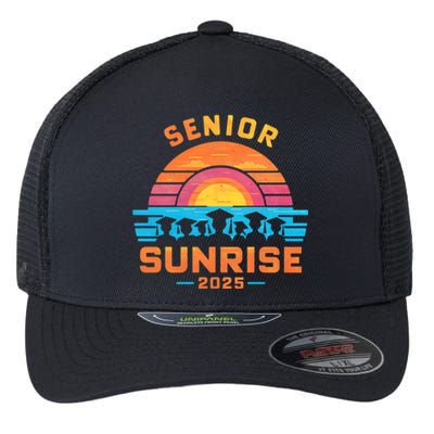 Senior Sunrise 2025 Seniors Shirts Of Class Graduation Flexfit Unipanel Trucker Cap