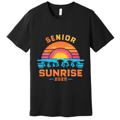 Senior Sunrise 2025 Seniors Shirts Of Class Graduation Premium T-Shirt