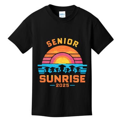 Senior Sunrise 2025 Seniors Shirts Of Class Graduation Kids T-Shirt