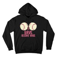 Support Save 2nd Base Breast Cancer For Women Men Classic Hoodie