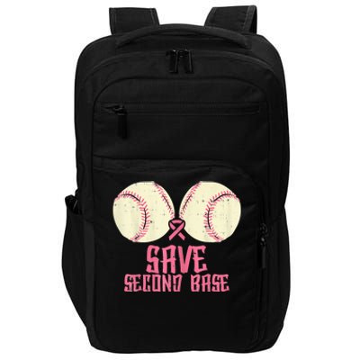 Support Save 2nd Base Breast Cancer For Women Men Classic Impact Tech Backpack