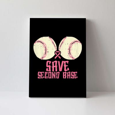 Support Save 2nd Base Breast Cancer For Women Men Classic Canvas