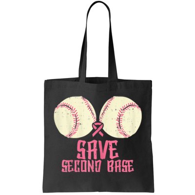 Support Save 2nd Base Breast Cancer For Women Men Classic Tote Bag