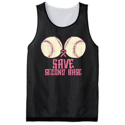 Support Save 2nd Base Breast Cancer For Women Men Classic Mesh Reversible Basketball Jersey Tank