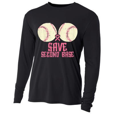 Support Save 2nd Base Breast Cancer Cooling Performance Long Sleeve Crew