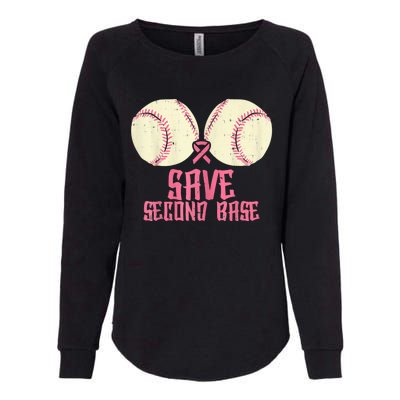 Support Save 2nd Base Breast Cancer For Women Men Classic Womens California Wash Sweatshirt