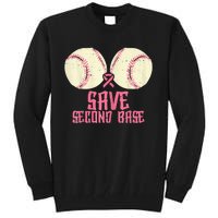 Support Save 2nd Base Breast Cancer For Women Men Classic Tall Sweatshirt