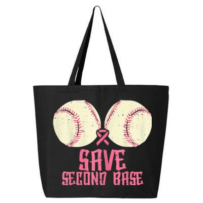 Support Save 2nd Base Breast Cancer For Women Men Classic 25L Jumbo Tote