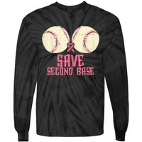 Support Save 2nd Base Breast Cancer For Women Men Classic Tie-Dye Long Sleeve Shirt