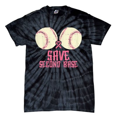 Support Save 2nd Base Breast Cancer For Women Men Classic Tie-Dye T-Shirt