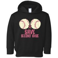 Support Save 2nd Base Breast Cancer For Women Men Classic Toddler Hoodie